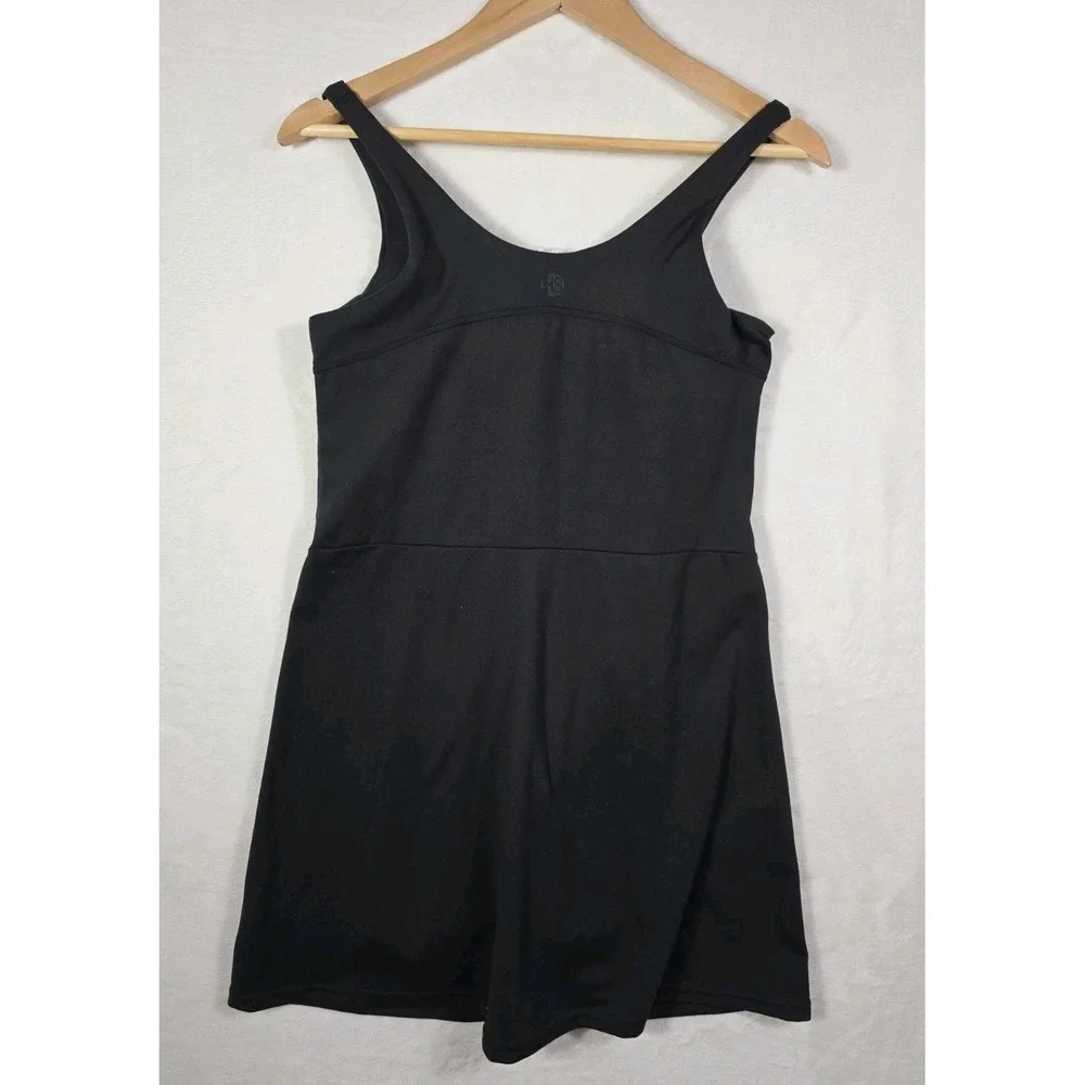Elle Sport Athletic Dress XS Black Built In Shorts Pocket Tennis Golf Workout